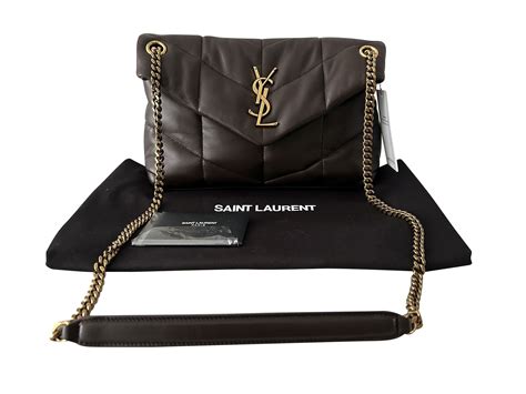 yves saint laurent tasche anthrazit|saint laurent puffer clutch.